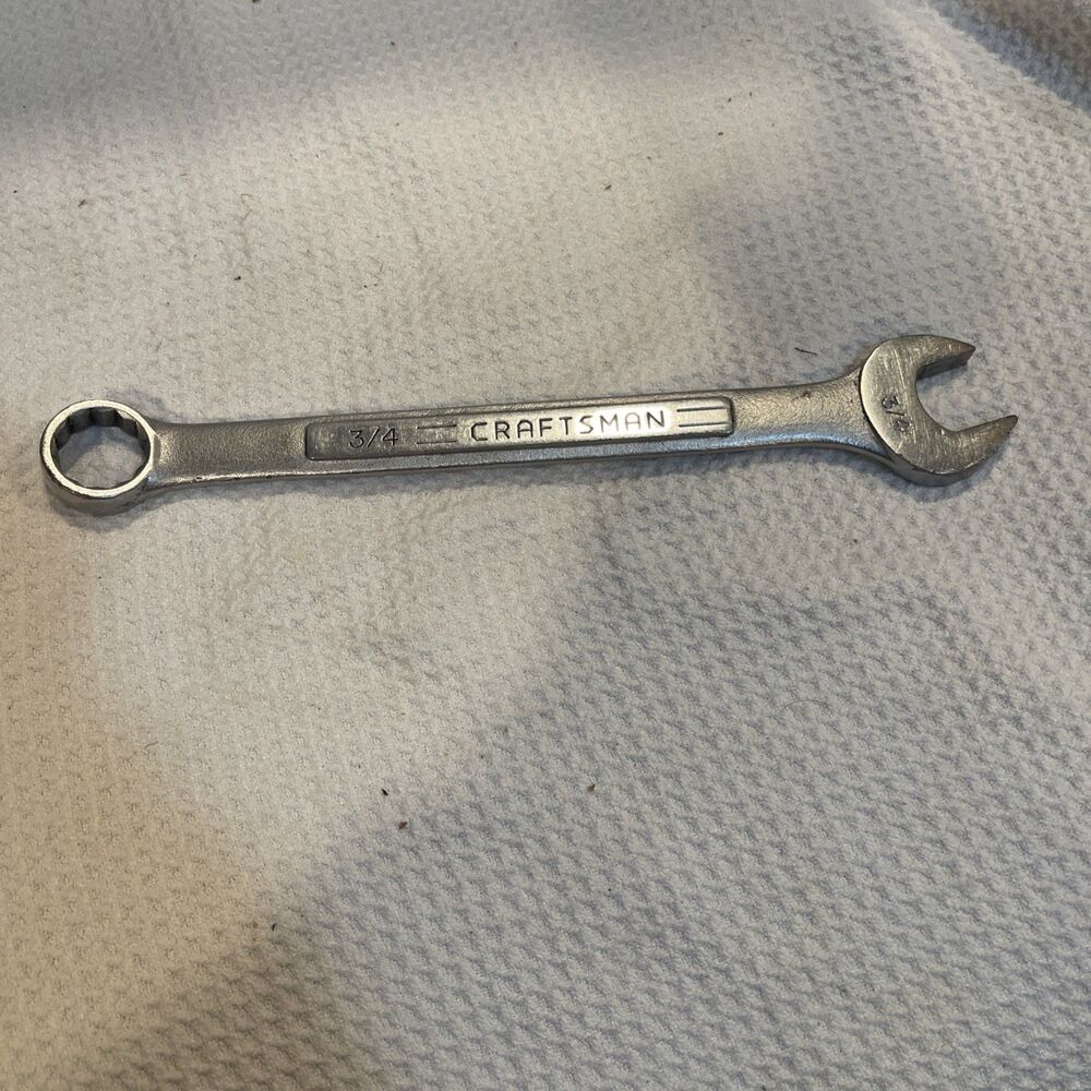 Vintage Craftsman 3/4in Combination Wrench VV-44701 Made in USA, Used